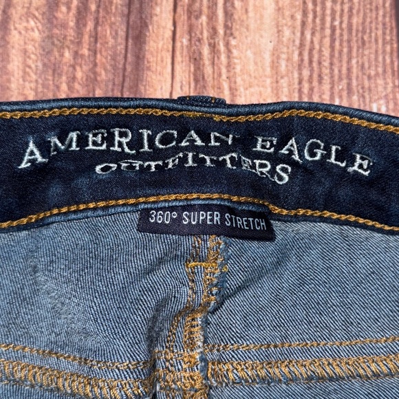 American Eagle Outfitters Dark Blue Skinny Jeans - Picture 2 of 4